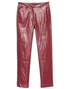 FEDERICA TOSI Belt-Loop Pocket Trousers - Red