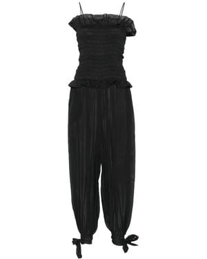 ANDAMANE Noor Ruffled Jumpsuit - Black