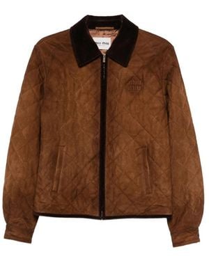 Miu Miu Jackets - Brown