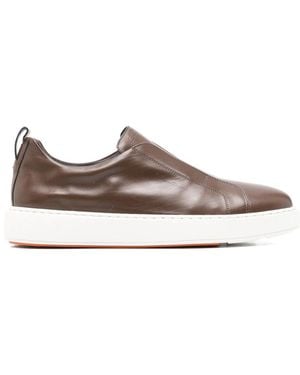 Santoni Victory Trainers - Brown
