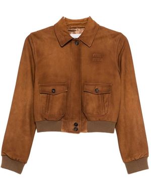 Miu Miu Jackets - Brown