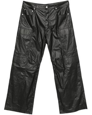 Rick Owens Cargo-Pocket Cotton-Blend Trousers - Grey