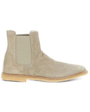 Common Projects Chelsea Boots Calf Suede - Natural