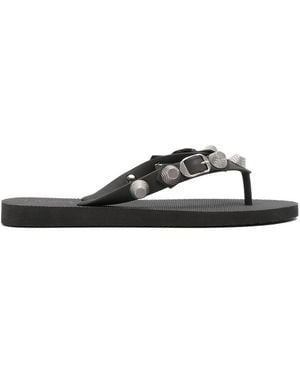 Balenciaga Flip-Flops & Slides - Black