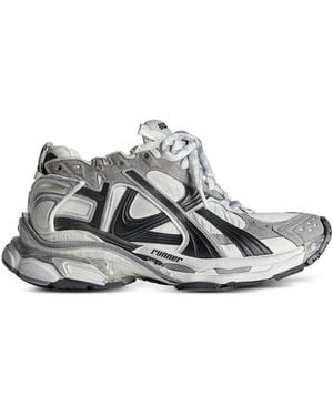 Balenciaga Runner Logo Print Trainers - Grey