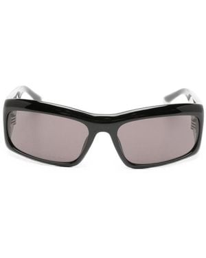 Gucci Rectangle-Frame Sunglasses - Gray