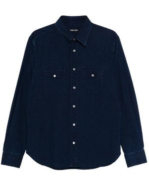 Tom Ford Shirts - Blue