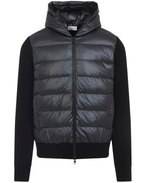 Moncler Logo-Patch Padded Jacket - Black