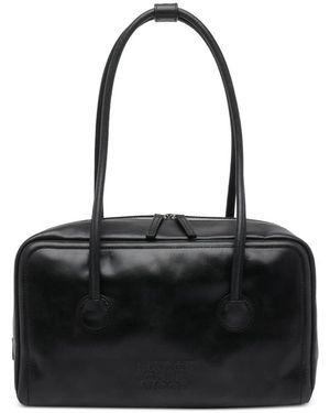 Marge Sherwood Soft Boston Leather Shoulder Bag - Black