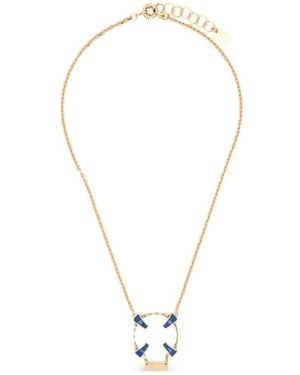 Vivetta Lifebuoy-Pendant Necklace - Metallic