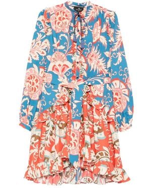 Etro Shirt Dresses - Blue