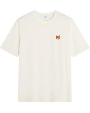 Maison Kitsuné T-Shirt With Fox Motif - White