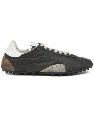 Maison Margiela Sprinters Leather Sneakers - Black