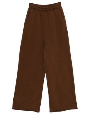 Entire studios Elasticated-Waistband Trousers - Brown
