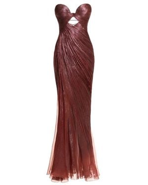 Maria Lucia Hohan Zephyra Cut-Out Maxi Dress - Red