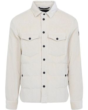 Moncler Corduroy Coat - White