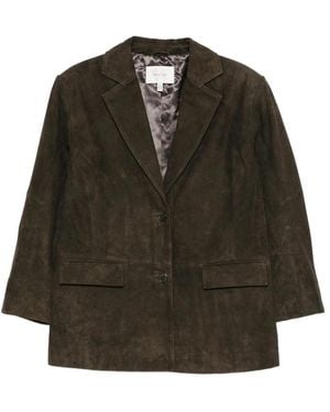 Gestuz Suede Blazer - Black