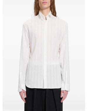 Ann Demeulemeester Rico Stand-Collar Shirt - White