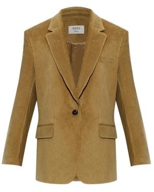 Rohe Corduroy Single-Vent Blazer - Green