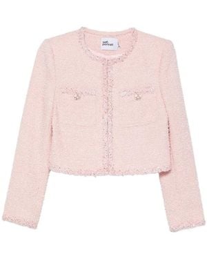 Self-Portrait Jackets - Pink