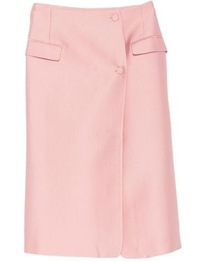 Stine Goya Button-Fastening Pencil Midi Skirt - Pink
