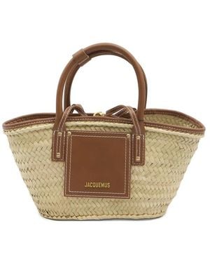 Jacquemus Small Soli Tote Bag - Brown