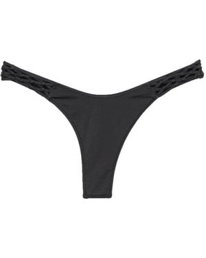 Frankie's Bikinis X Jennie Encore Braided-Strap Bikini Bottoms - Multicolour