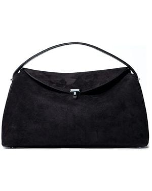 TOTEME T-Lock Top Handle Bag - Black