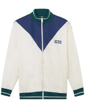 Gcds Zip-Up Sweatshirt - Blue