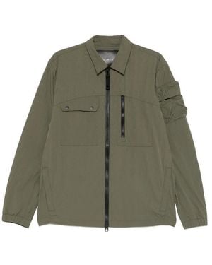 JG1 Zip-Fastening Shirt Jacket - Green