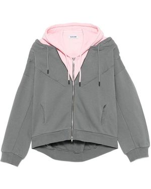 Facon Jacmin Serena Layered Hoodie - Grey