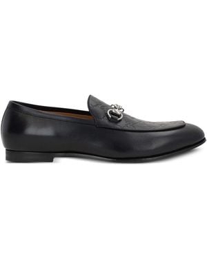 Gucci Horsebit-Plaque Loafers - Black