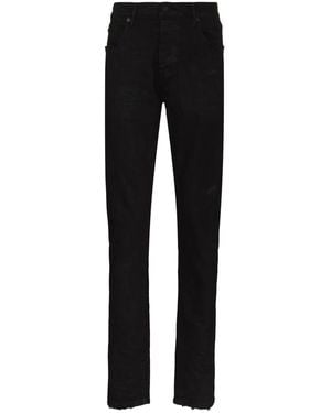 Purple Brand Low-Rise Slim-Fit Jeans - Black