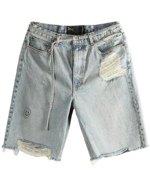 Paly Hollywood Distressed Shorts - Grey