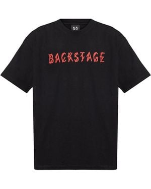 44 Label Group Printed Cotton T-Shirt - Black