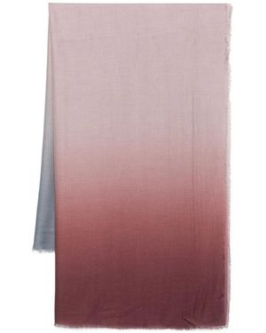 D'Aniello Ombre-Effect Scarf - Purple