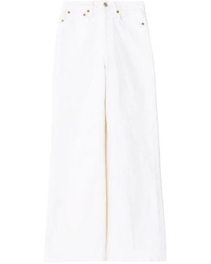 RE/DONE Wide Jeans - White