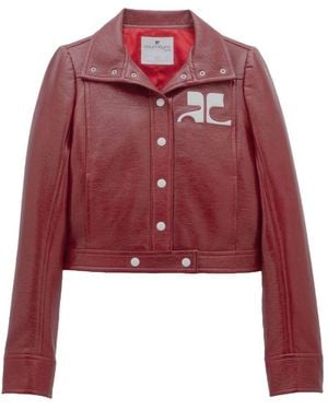 Courreges Reedition" Vinyl Jacket - Red