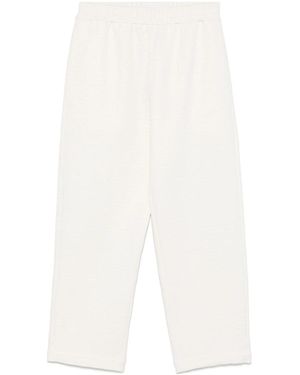 Fendi Ff-Embossed Joggers - White