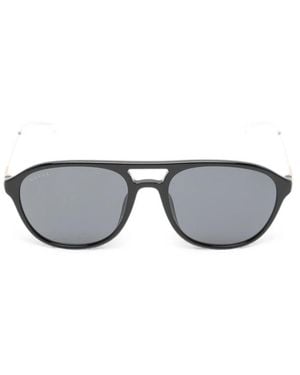 Gucci Double-Bridge Sunglasses - Gray