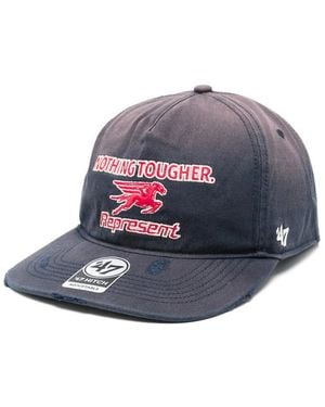 Represent X 47 Nothing Tougher Distressed Baseball Cap - Blue