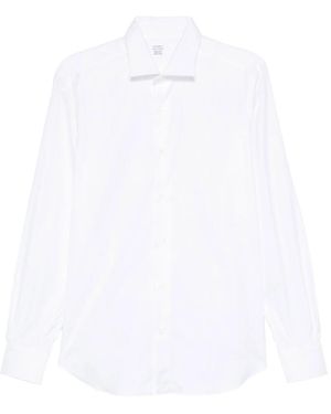 CAMICERIA MAZZARELLI Long-Sleeve Button-Up Shirt - White
