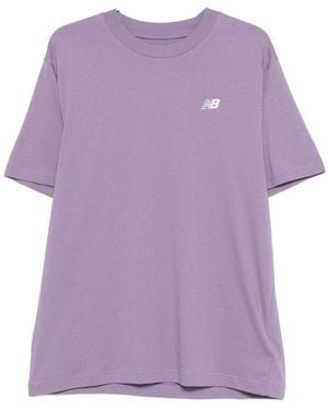 New Balance Essentials Relaxed-Fit T-Shirt - Purple