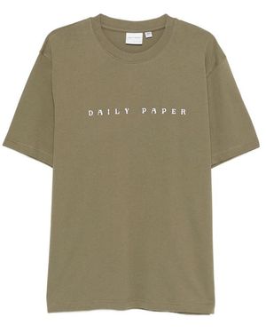 Daily Paper Logo-Detail T-Shirt - Green