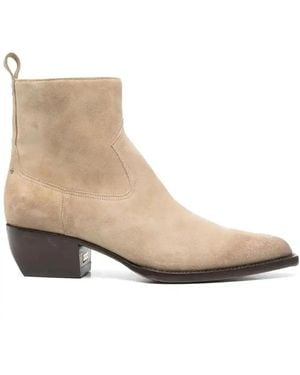 Golden Goose 45Mm Debbie Boots - Natural