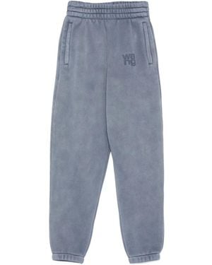 T By Alexander Wang Terry Track Pants - Blue
