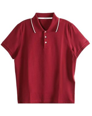 Saint Laurent Polo Shirts - Red