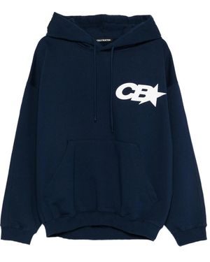 Cole Buxton Logo Hoodie - Blue