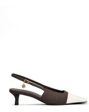 Tod's Croc-Effect Slingback Court Shoes - Multicolour