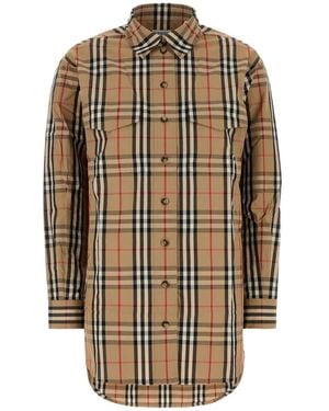 Burberry Shirts Neutral - Brown
